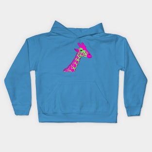 Neon Giraffe Kids Hoodie